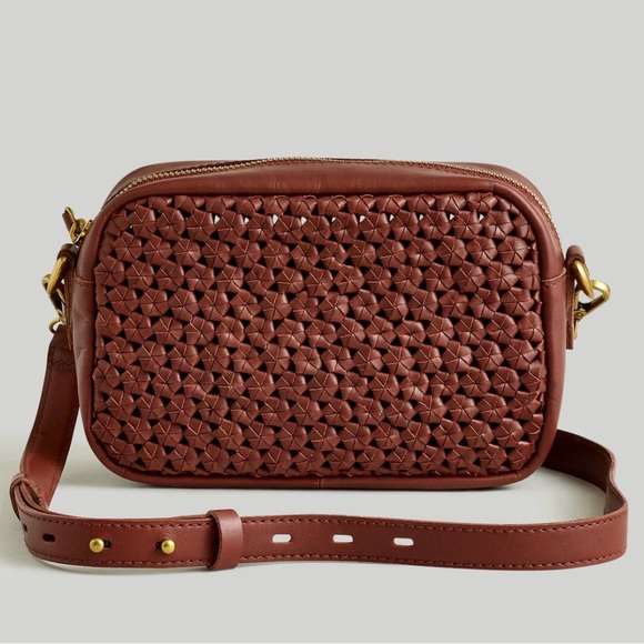 Madewell Transport Camera Bag: Crochet Leather Edition - Picture 1 of 6